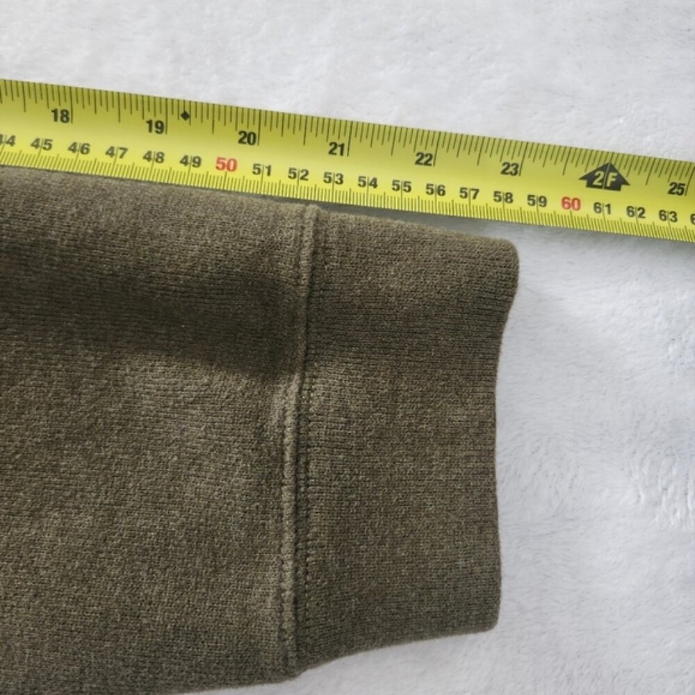 POLO RALPH LAUREN Men's Quarter Zip Pullover Sweater Moss Green XL Casual Warm - Picture 11 of 11